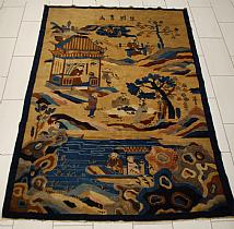 Tapis Chine figuratif.