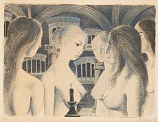 Paul DELVAUX Belgische school (1897-1994).